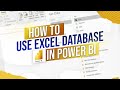 How to Connect Power BI to an Excel Database