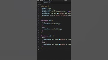 Day 04 Rotating Glowing Gradient Box – Pure CSS  Effect.