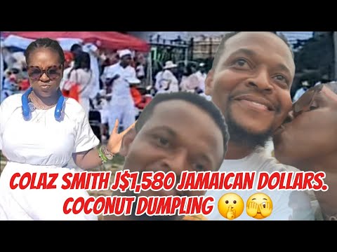 COLAZ SMITH SHOCKED! 🇺🇸 $10 for ONE Coconut Dumpling at America's Jerk Festival?! 😱💰@Colazsmithtv 