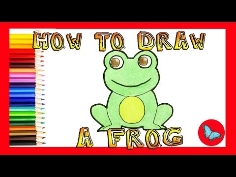 How To Draw A Frog|Coloring and Drawing For Kids