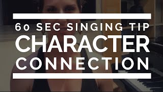 60 Second Singing Tip: Character Connection | Arden Kaywin Vocal Studio