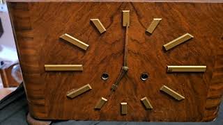 Rare mantel clock Pfeilkreuz