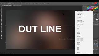 ⇨How To Create Text Outline Effect in Photoshop #tube - ➤Reporter Tube Media l screenshot 2