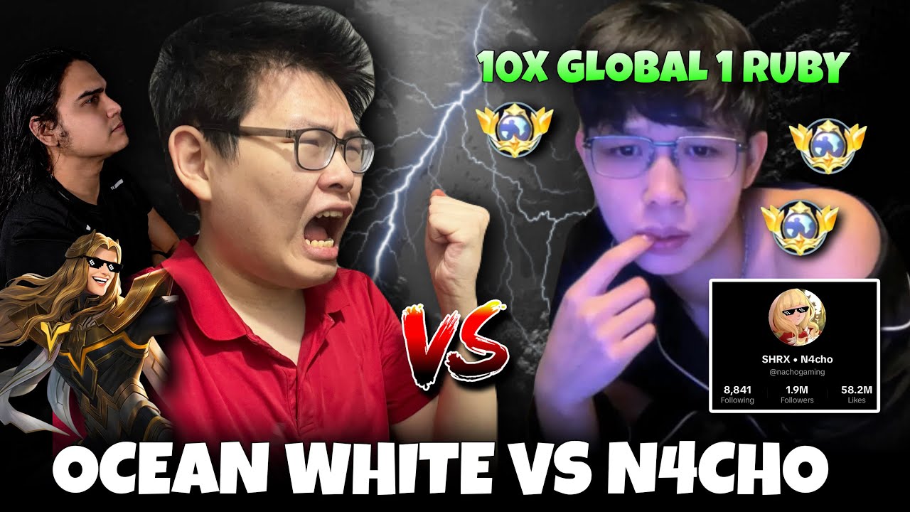 N4cho Ruby 🔴 OCEAN WHITE VS TEAM N4CHO!! (x10 top 1 global ruby) 🔴 - YouTube