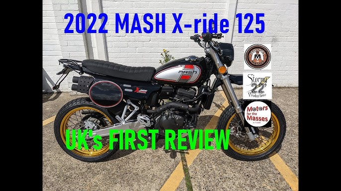 Mash Xride 650cc Modelo De Trilha De Motocicleta Estacionado Na