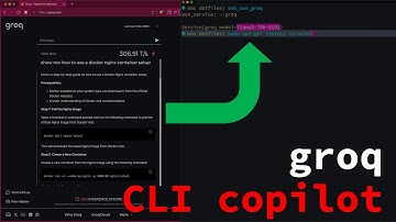 groq CLI copilot - fast and free