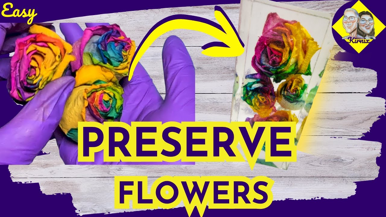 Easy Resin Tutorial - How to Preserve Dried Flowers for Beginners