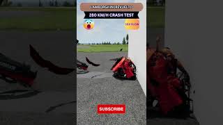 Tragic Death In Car Crash Lamborghini CRASH TESTshortsvideo shorts shortsfeed beamngdrivemods