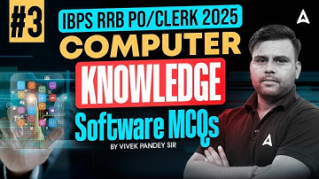 IBPS RRB PO Clerk 2025 | Computer Knowledge Software MCQs #3 | By Vivek Pandey