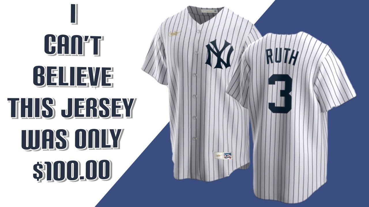 Men's New York Yankees Babe Ruth Mitchell & Ness Cream Cooperstown  Collection 1929 Authentic Jersey