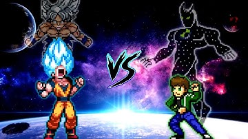 Goku DBS V3.5 OP (all form) VS Ben 10 Ultimate Alien V2 OP (all form) in Mugen