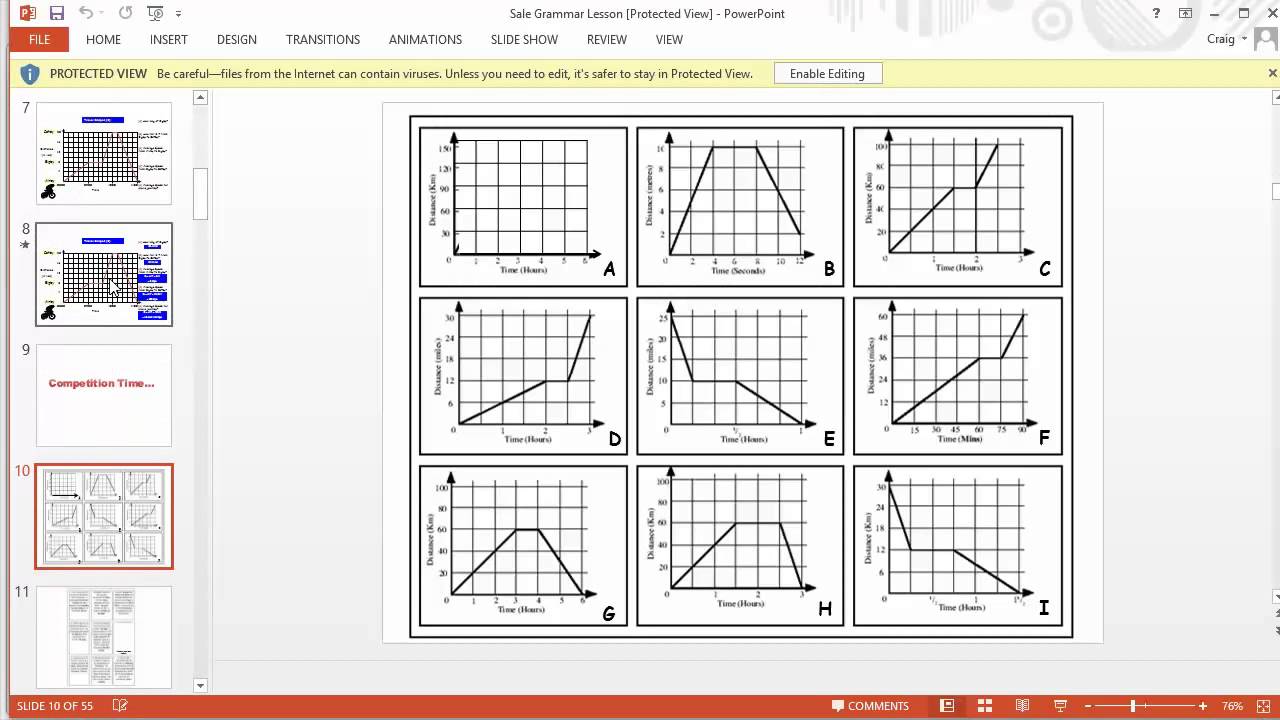 Measures, Units & Real-life Graphs