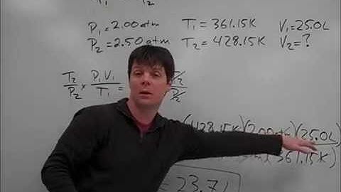 How to Solve a Problem Using the Combined Gas Law - Mr Pauller