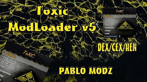 Toxic V5 ModLoader《GTA5/PS3》●BLES | BLUS●CFW|HEN + DOWNLOAD