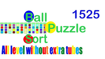 Ball Sort Puzzle Level 1525 🎯 All level without extra tube 😂Game Walkthrough😘
