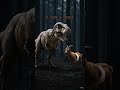 animals hybrids #aipower #animals #shortvideo #ai #edit #hybridanimals #T-REX