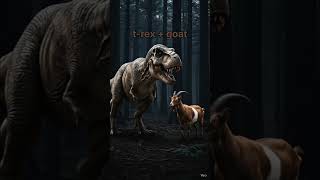 animals hybrids #aipower #animals #shortvideo #ai #edit #hybridanimals #T-REX