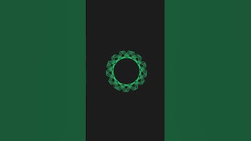 Mesmerizing Spirograph Animation: Hypnotic Geometric Patterns #2024  #spirograph  #procreate #art