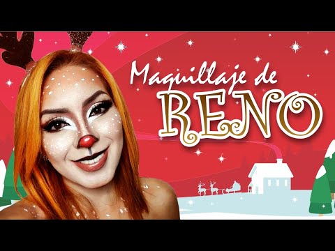 Navidad: Maquillaje de Reno (Tutorial) - YouTube