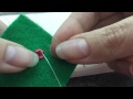 How to sew on sequins