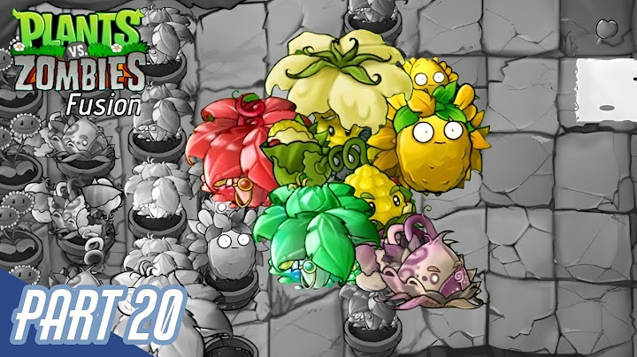 Sudah di stage atap - Plants vs Zombies Fusion - Part 20