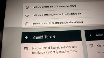 Nvidia shield tablet problem - screen