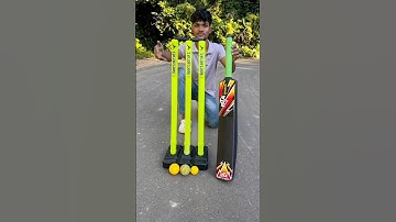 Sportskraft Cricket kit🏏 Unboxing & Testing 😍