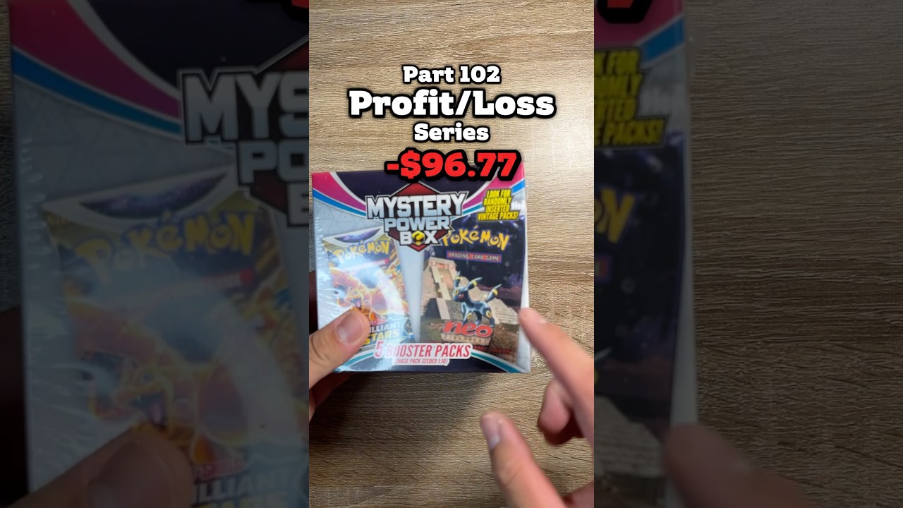 Pokemon MYSTERY POWER BOX Unboxing! (Channel Profit, Part 102) 