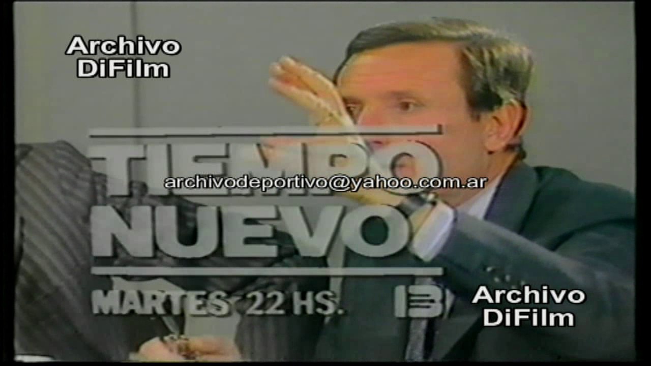 Promo Programa Tiempo Nuevo con Bernardo Neustadt y Mariano Grondona DiFilm (1987) YouTube