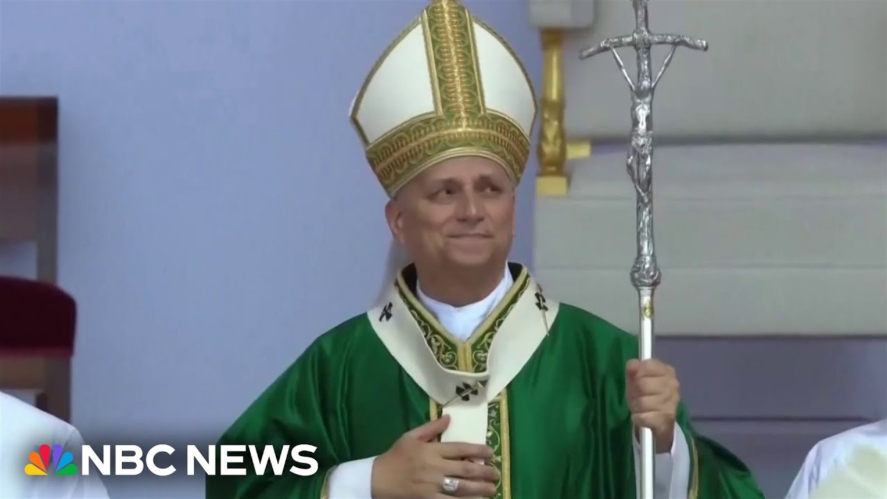 Pope Leo XIV celebrates mass in biggest event since conclave