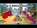 Top 6 ADMIN COMMANDS Or CHEATS To Use In Ark Survival Evolved!