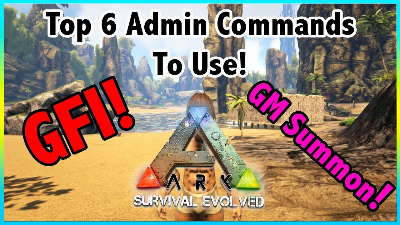 Altaar Ten einde raad De eigenaar Top 6 ADMIN COMMANDS Or CHEATS To Use In Ark Survival Evolved! - YouTube