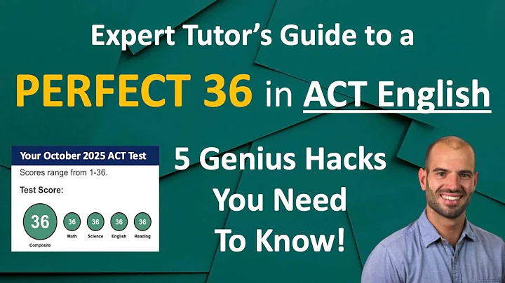 5 Genius Hacks To Boost Your ACT English Score 5 Points [For New Enhanced ACT]