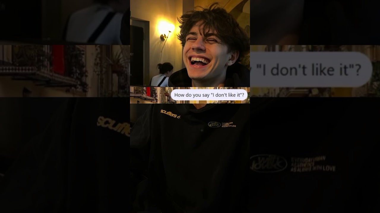 Learning "I don't" in Spanish with my Hellotalk Friend🇪🇸❤️ 