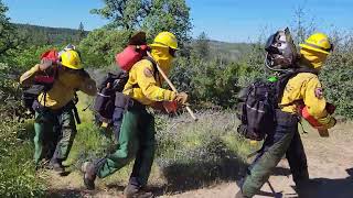 Table Mountain Fire Crew Takes On the Ishi Drills