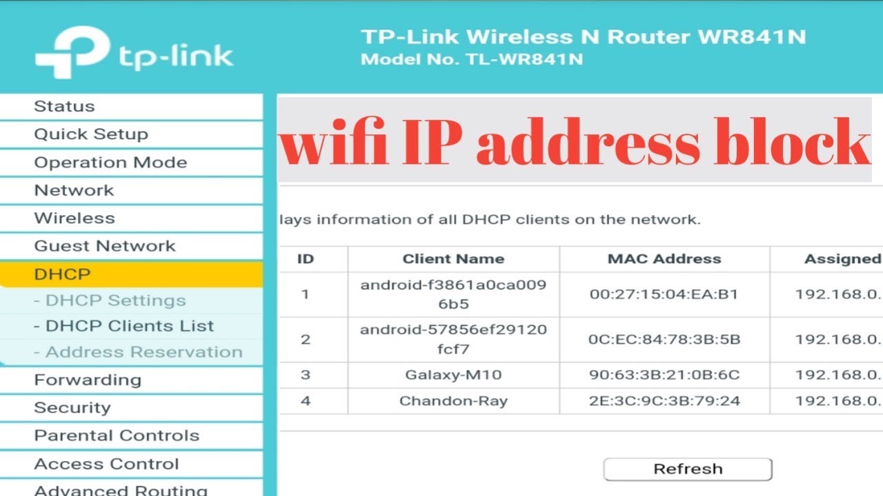 Ipv4 address block. How to block pubg mobile wifi router.