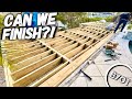 How To Build A LONG Deck // START TO FINISH (Part 2 of 2)