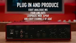 Introducing Focusrite Scarlett 18I8 Gen 3