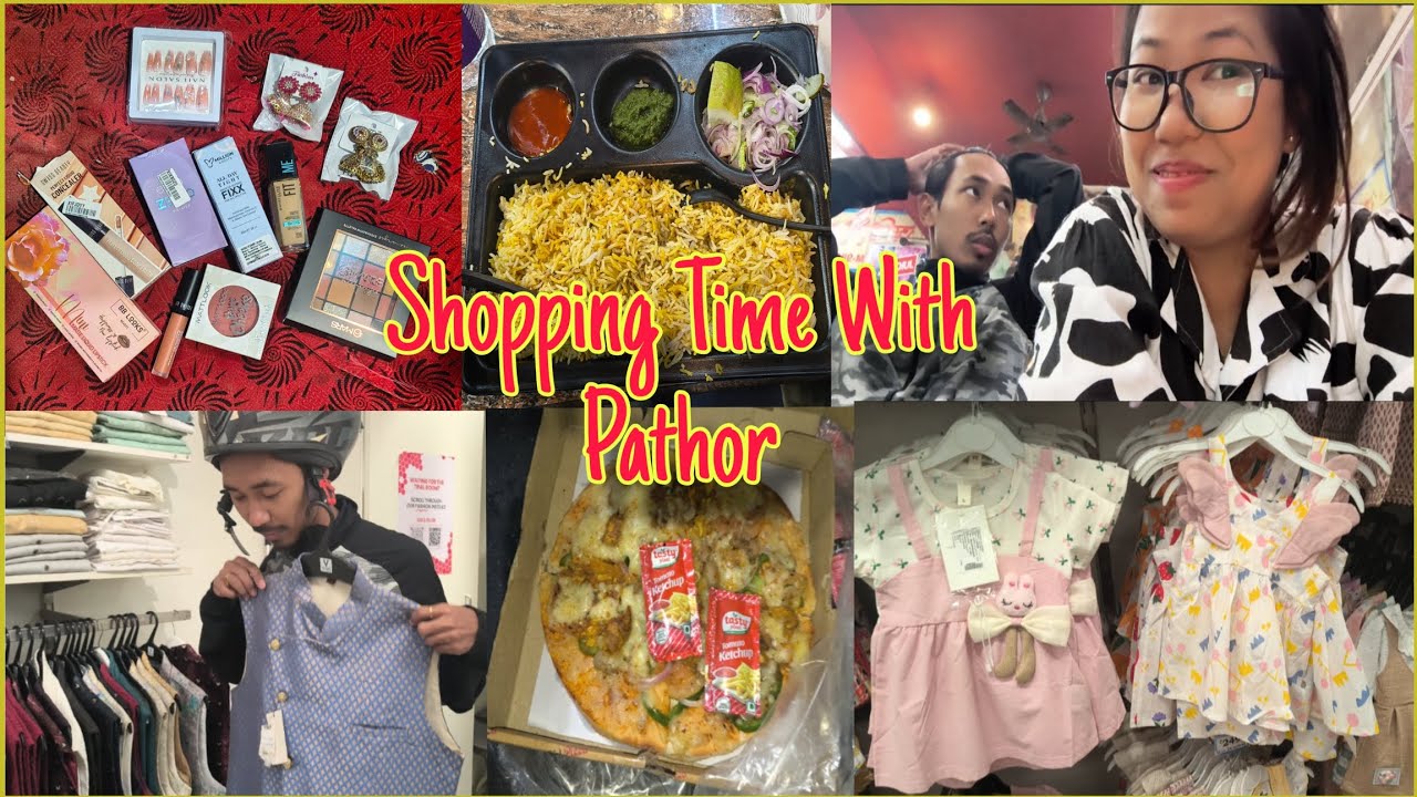 Dol ni Panda chai wani bagwi Shopping khai Mani Pathor bai❤️ | Bwrwi sa paiya Pathor no | @AJCiyona 