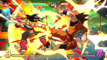 [DBFZ] Base Goku 0 Bar Mid Screen TOD w/o Spirit Bomb but this time you save half a bar