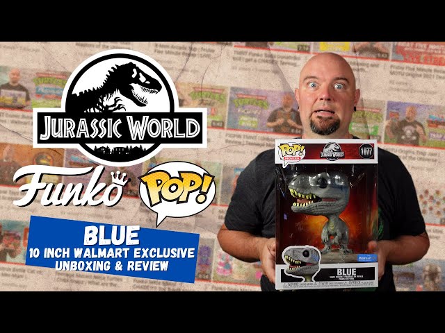 Funko Pop! Jumbo: Jurassic World - Blue (Walmart Exclusive)