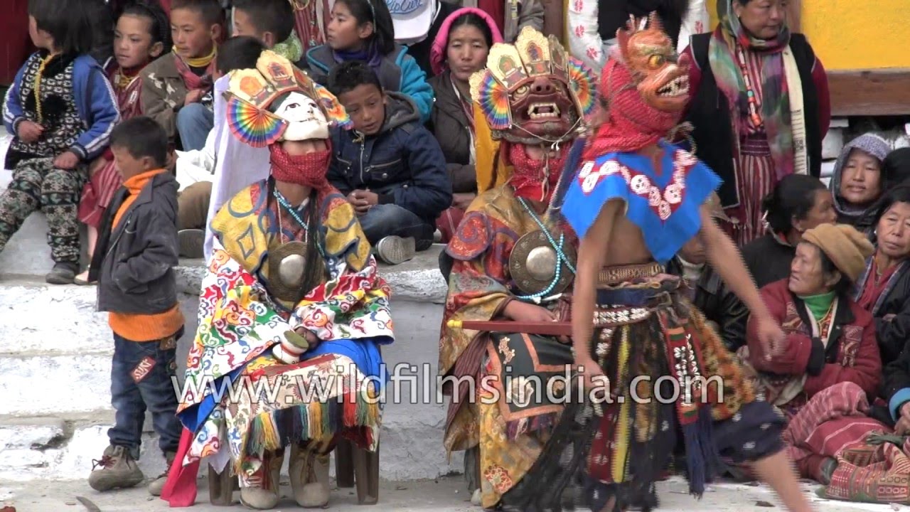 Dikchung dance from Torgya Dungyur Festival in India's Arunachal