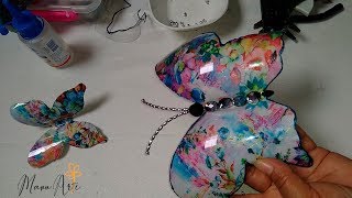 🦋MARIPOSA 🦋CON BOTELLA PLASTICA PET🍾