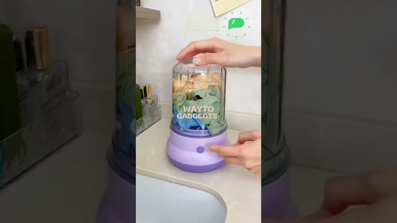 You Won’t Believe What This Mini Washing Machine Can Do! 