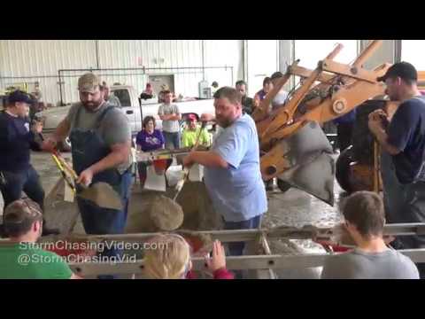 Sand Bagging, Flooding, w/ SOTs in Harrisburg, IL - 4/30/2017