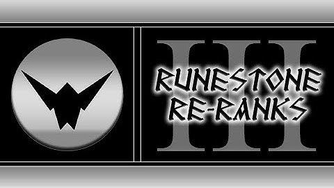 Runestone Re-Ranks [Part #3]