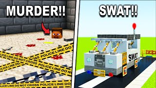 10+ Police & Cops Build Hacks & Tricks in Minecraft!