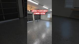 Garage Floor Refinishing Process. Full Video Soon! #Shorts
