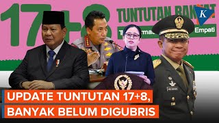 Update 17 8 Tuntutan Rakyat: DPR Penuhi 3, Presiden Prabowo Baru Mulai 1, Lalu Lainnya?