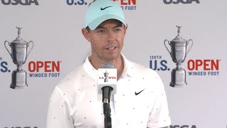Rory Mcilroy & Justin Thomas After Their First Round Of The US Open
